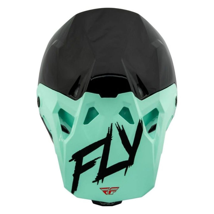 Casco Fly Formula CP S.E. Rave Negro/Menta/Rojo