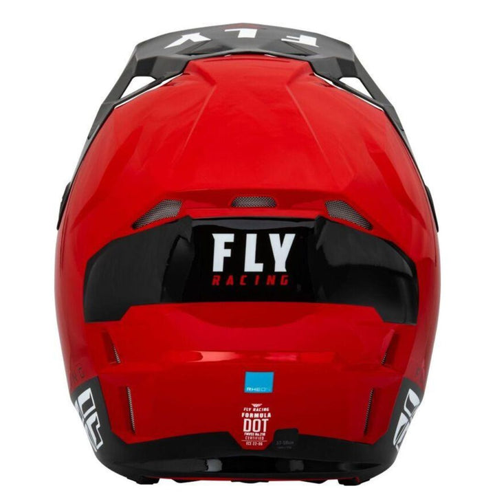 Casco Fly Formula CP Slant Rojo/Negro/Blanco